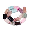 Natural Sodalite & Rhodonite & Prehnite & Amethyst & Rose Quartz & Flower Amazonite & Sunstone Beads Strands G-Q614-01A-04-3