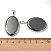 Synthetic Non-magnetic Hematite Pendants G-M415-01P-03-3