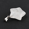 Natural Quartz Crystal Pendants X-G-I319-01P-04-3