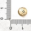 Brass Micro Pave Clear Cubic Zirconia Beads KK-U061-15A-G-3