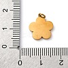 316 Surgical Stainless Steel Enamel Pendants STAS-K258-40A-G-3