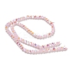 Electroplate Glass Beads Strands GLAA-Q105-02K-4