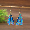 Alloy Enamel Dangle Earrings WG3C029-01-3