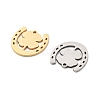 24Pcs 2 Style Stainless Steel Charms STAS-DC0001-81-3