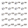 40Pcs 5 Size Crystal Rhinestone Tiny Star Stud Earrings EJEW-TA0001-13-2