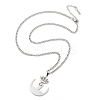 Non-Tarnish 304 Stainless Steel Pendant Necklaces NJEW-P306-05P-2
