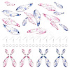 DIY Transparent Resin Wing Dangle Earring Making Kit DIY-TA0010-23-1