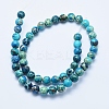 Dyed & Heated Natural Imperial Jasper Round Bead Strands G-M274-05-6mm-2