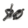 304 Stainless Steel Knot Links Connector Charms STAS-K290-02EB-2