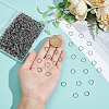 600Pcs 304 Stainless Steel Split Rings STAS-ME0002-55-3