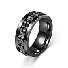 304 Stainless Steel Gear Rotatable Finger Rings FS-WGAD37A-28-1