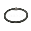 304 Stainless Steel Mesh Chain Bracelets for Women Men BJEW-Z087-19B-4