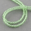 Transparent Glass Beads Strands X-GLAA-R135-2mm-09-2
