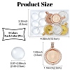 DIY Blank Dome Alloy Crystal Rhinestone Pendant Making Kits DIY-YW0009-87-2