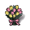Tulip Flower Enamel Pins JEWB-P050-03D-EB-1
