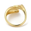 Rack Plating Brass Cuff Finger Rings for Women RJEW-C114-13E-G-3