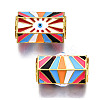 Alloy Enamel Beads PALLOY-Q441-035A-RS-2