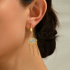 201 Stainless Steel Eye Hoop Earrings XR9561-3