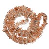 Natural Arusha Sunstone Chip Beads Strands G-G905-13-3