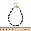 304 Stainless Steel Beaded Bracelets for Women BJEW-M056-08G-04-3