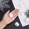 40Pcs Polyester Fabric Flowers FIND-CP0001-07A-3