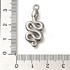 Anti-Tarnish 304 Stainless Steel Pendants STAS-I321-11P-3