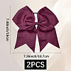 2Pcs Rubber Hair Ties MRMJ-SC0001-49K-2