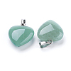 Natural Green Aventurine Pendants X-G-E434-08P-1