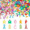 Opaque Acrylic Pendants and Plastic Pendants Set SACR-TA0001-05-1