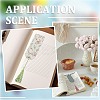 DIY Bookmark Making Kits. with Transparent Acrylic & Polyester Tassel Decoration DIY-SP0001-92B-5