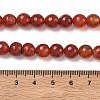Dyed & Heated Natural Agate Beads Strands G-P539-D01-09-2
