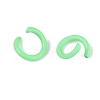 Spray Painted Iron Open Jump Rings IFIN-T017-04C-07-2