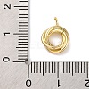 Ion Plating(IP) Brass Pendants KK-U042-09G-3