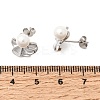 Brass Enamel Stud Earrings KK-CBAB173-02E-P-5