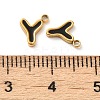 304 Stainless Steel Enamel Charms STAS-L022-292G-Y-3
