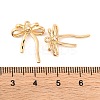 Brass Micro Pave Clear Cubic Zirconia Pendants KK-S389-02G-3