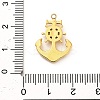 304 Stainless Steel Crystal Rhinestone Pendants STAS-P385-07B-G-3