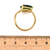 304 Stainless Steel Pave Cubic Zirconia Finger Rings for Women SA-CBAABBA-08C-G-3