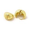 Rack Plating Brass Chubby Hoop Earrings for Women EJEW-H091-40G-2