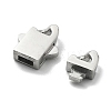 304 Stainless Steel Bayonet Clasps STAS-B082-01A-P-2