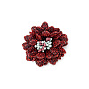 Non-Woven Fabric Flowers LS-DIY-WH0199-70D-1