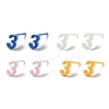 Hypoallergenic Bioceramics Zirconia Ceramic Stud Earrings EJEW-C065-03D-2