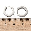 304 Stainless Steel Polishing Effect Hoop Earrings EJEW-M001-35P-5