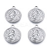 Non-Tarnish 201 Stainless Steel Pendants STAS-N098-200P-2