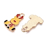 Christmas Theme Alloy Enamel Pendants ENAM-T020-10T-1