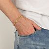 Letter 304 Stainless Steel Link Bracelets FS-WG7830E-12-2