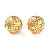 Rack Plating Brass Beads KK-S377-09G-1