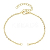 3Pcs 3 Colors Stainless Steel Cable Chain Bracelet Making AJEW-JB01231-2