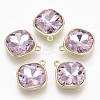 Golden Plated Alloy Pendants PALLOY-N154-03D-1