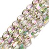 Electroplate Glass Beads Strands EGLA-P064-01B-FR03-1